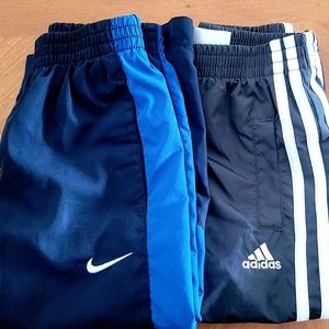 Nike and Adidas Track Pants 2T